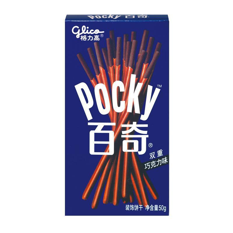 格力高百奇双重巧克力装饰饼干50克