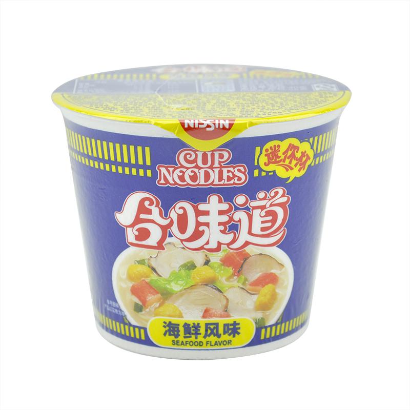 合味道海鲜风味方便面迷你杯55克